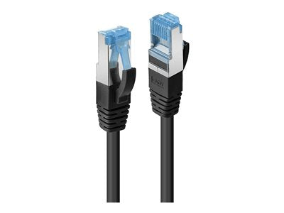 LINDY 0.5m Cat.6A S/FTP TPE Black
