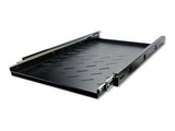 MCL 19p 1U black sliding tray for rac