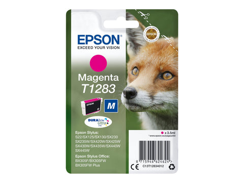 EPSON 1LB T1283 ink cartridge magenta standard capacity 3.5ml 1-pack blister without alarm