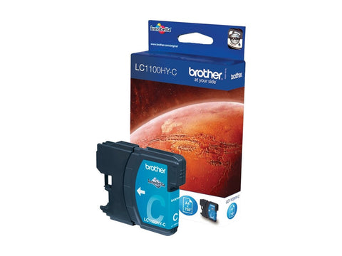 BROTHER LC-1100 cartouche d encre cyan haute capacité 16ml 750 pages pack de 1