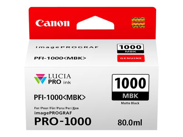 CANON PFI-1000 mat reservoir dencre noire