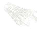 MCL 100 x 6.5 mm boot for modular RJ45 plug Transparent