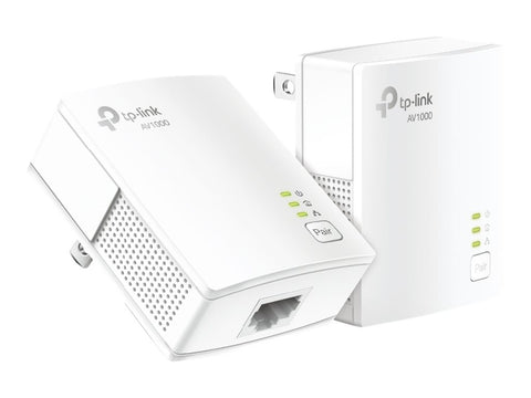 TP-LINK AV1000 Powerline Starter Kit 1 Gigabit Port 1000Mops Powerline