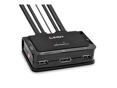 LINDY 2 Port DisplayPort USB KVM Switch