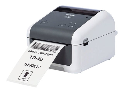 BROTHER TD-4210D Label printer direct thermal Roll 118mm 203dpi 127mm/sec USB 2.0 serial grey white