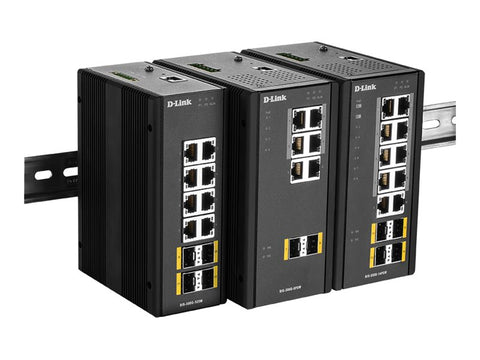 D-LINK 12 Port L2 Managed Switch with 8 x 10/100/1000BaseTX ports & 4 x 100/1000BaseSFP ports
