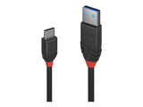 LINDY 1.5m USB 3.1 C/A Cable 3A Black