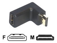 MCL Adaptateur coudé HDMI type A M/M (P)