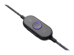LOGITECH Zone Wired MSFT Teams Headset on-ear wired USB-C graphite Certified for Microsoft Teams