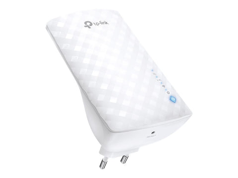 TP-LINK AC750 Wi-Fi Range Extender Wall Plugged 3 internal antennas 433Mbps at 5GHz + 300Mbps at 2.4GHz Range Extender mode WPS