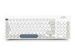 URBAN FACTORY Onlee Color Wireless Flat Keyboard 2.4Ghz - White/Blue/Grey