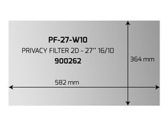 PORT DESIGNS PRIVACY FILTER 2D 27p