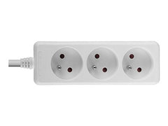 LINDY 3 way Mains Gang Socket FR