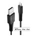 LINDY 3m Reinf. USB Type A to Lightning