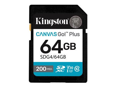 KINGSTON 64Go SDXC Canvas Go Plus Gen4