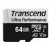 TRANSCEND 64Go microSD w/adp UHS-I U3 A2