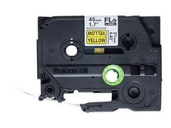 BROTHER FLe-6511 Bk On White Flag Tape