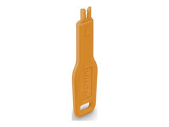 LINDY RJ45 Port Blocker key Orange