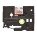 BROTHER P-TOUCH TZE-B31 noir sur neon