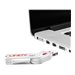 LINDY Clé USB et 4 bloqueurs de ports