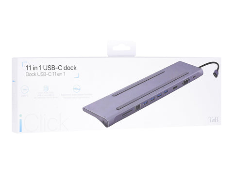 TNB 11in1 USB-C Type C Dock With This USB-C Hub Easily Connect All USB-A Compatible Devices To A Device An HDMI Cable