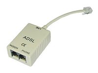 LINDY ADSL-Splitter 3x RJ-11 for DSL via analog or ISDN