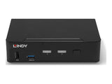 LINDY 2 Port KVM Switch DisplayPort 1.4 Switch between 2 DP equipped PCs from one keyboard mouse and monitor