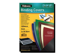 FELLOWES COUVERTURES CHROMOLUX A4 NOIR X 100