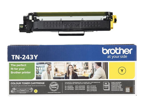 BROTHER TN243Y Toner jaune standard de 1000 pages pour Hl-L32xx DCP-L35xx MFC-L37xx