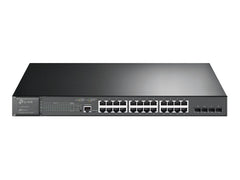 TP-LINK JetStream 28-Port Gigabit L2+ Managed Switch with 24-Port PoE+