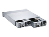 QNAP ES2486dc-2142IT-96G 24-Bay Enterprise ZFS NAS SAS 12G/6G Xeon D-2142IT 96Go RAM 7-LAN 4 SFP+ 3 RJ45 for Each Controller