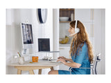 LOGITECH H390 Headset on-ear wired USB-A off-white