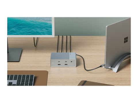 TARGUS HyperDrive Universal GEN2 15-in-1 USB-C Triple Video Docking Station - For MST enabled devices