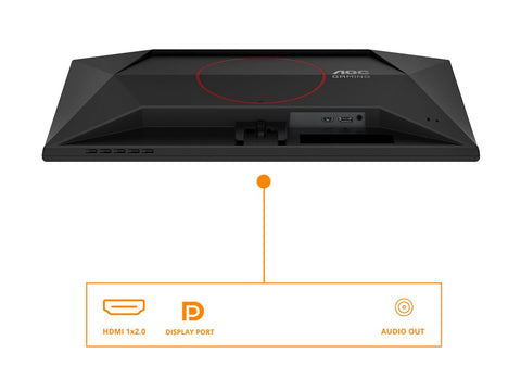 AOC 25G42E 24.5p Fast IPS FHD 180Hz 1ms 300cd/m2 HDMI 2.0 DP1.4