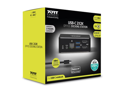 PORT DESIGNS docking universal OFFICE 2 X 2K - EU