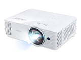 ACER S1386WH - WXGA 1280 x 800 - 3600 ANSI Lumens - 20000:1 - 0.52 87inch - 98cm - 16W Speaker x 1 - 3 ans RA