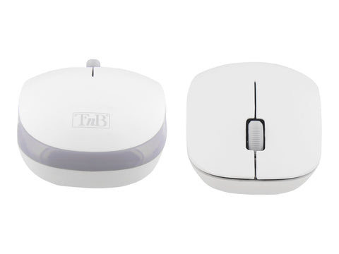 TNB CLASSY Wireless Keyboard/Mouse Combo Azerty High-End Finishes Compact Keyboard With Flat Comfortable And Silent Keys