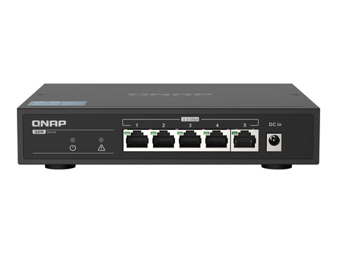 QNAP QSW-1105-5T 5 port 2.5Gbps auto negotiation 2.5G/1G/100M unmanaged switch