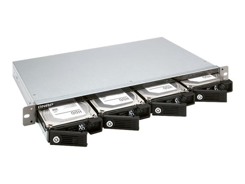 QNAP TR-004U 4-bay Rackmount 1U 12 short-depth rackmount 3.5p SATA HDD USB 3.0 type-C hardware RAID external enclosure