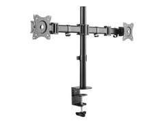 NEOMOUNTS Flat Desk Mount 2 screens Blk