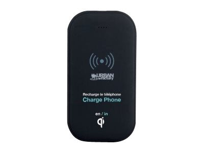 URBAN FACTORY FREE POWERBANK SANS FIL QI 5 000MAH AVEC SOCLE DE RECHARGE SANS FIL - WHITE