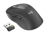 LOGITECH Signature M650 L for Business Mouse right-handed 5 buttons wireless Bluetooth 2.4 GHz Bolt USB receiver