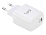 URBAN FACTORY 20W USB-C wall charger 1X 3A EU plug White