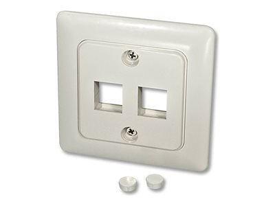 LINDY Face Plate DE for 2 Keystone