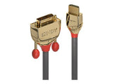 LINDY 0.5m Gold HDMI to DVI-D-Cable