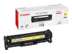 CANON 718 cartouche de toner jaune capacité standard 2.900 pages pack de 1