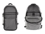 TNB WILD - Backpack with multiple pockets - mottled grey