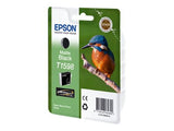EPSON T1598 cartouche d encre noir mat capacité standard 1-pack blister sans alarme Stylus Photo R2000