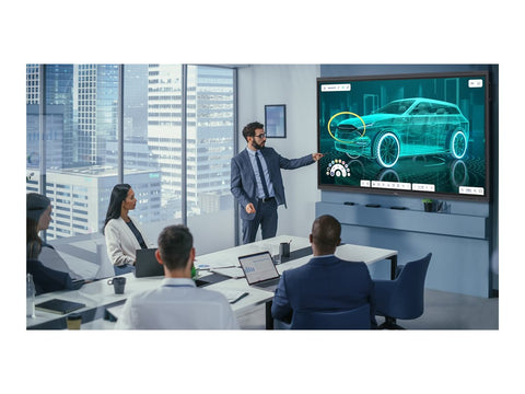 OPTOMA 5863RK 86p 400cd/m2 UHD Interactive 4K Multi-Touch-Display Android 13 Integrated Google Play Store