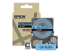 EPSON Matte Tape Blue/Black 18mm 8m